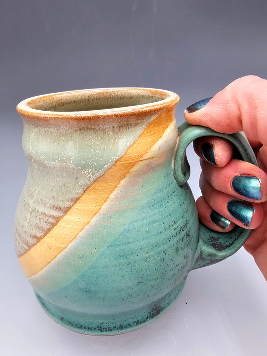 Single Aquamarine Mug Large
